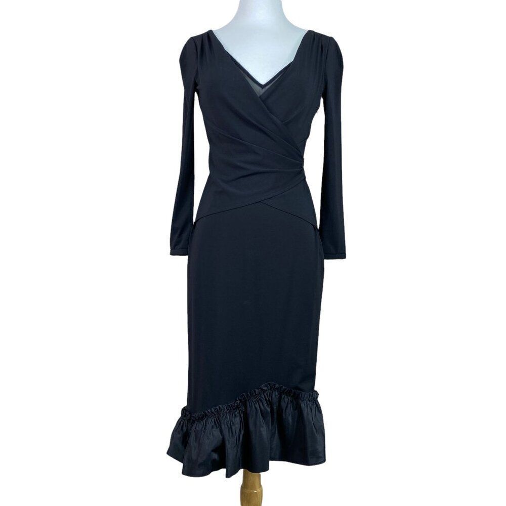 Vintage Vera Wang Black Dress Size 2